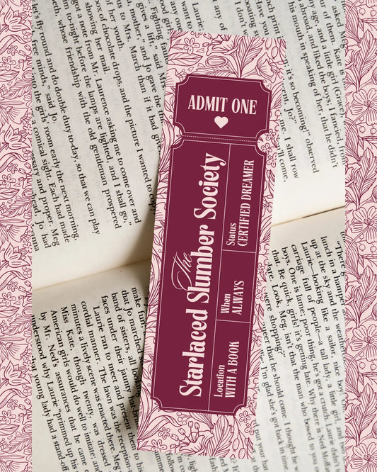 The Starlaced Slumber Collection Exclusive Bookmark Slumber & Sorcery