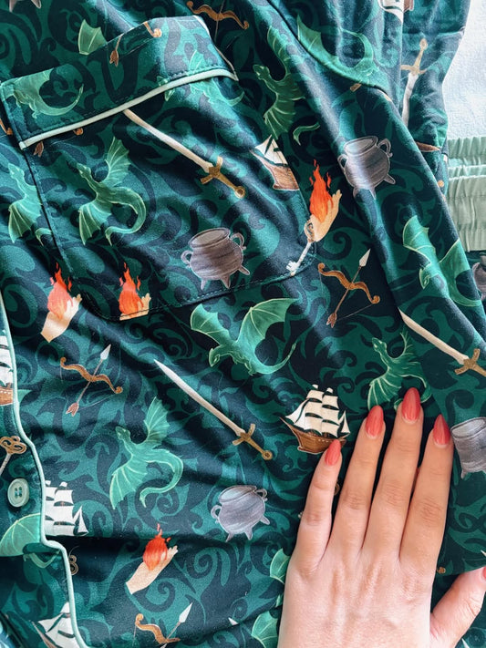 Emberwing Bundle | Epic Fantasy Bookish Pyjamas, Bookmark & Pin