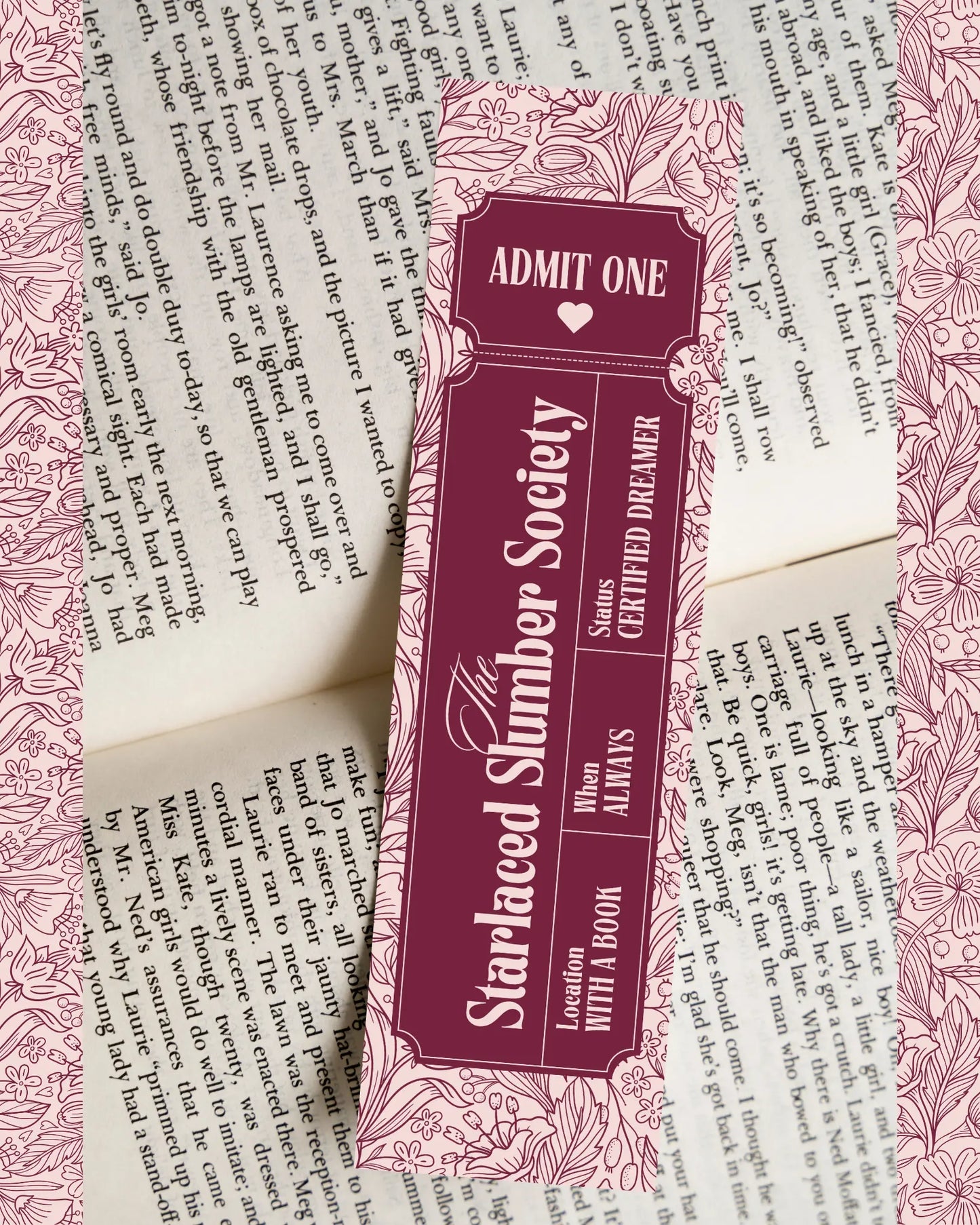 The Starlaced Slumber Collection Exclusive Bookmark Slumber & Sorcery